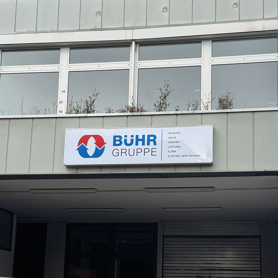 Neues Leuchtschild in bestehendes System img